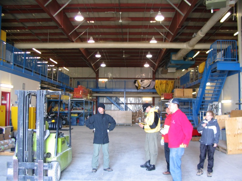 The warehouse at Polar Shelf